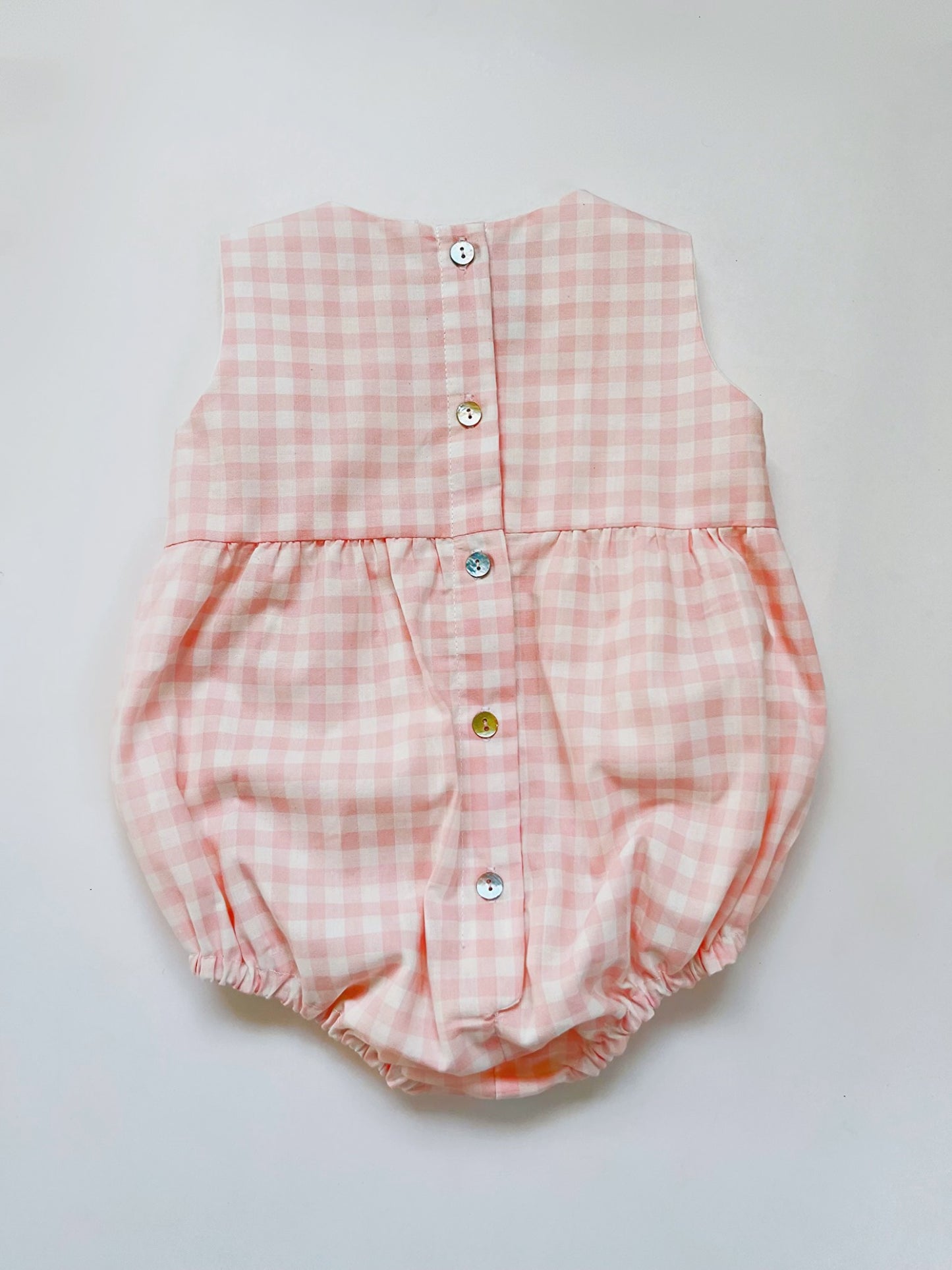 PELELE UNISEX CUADROS ROSAS
