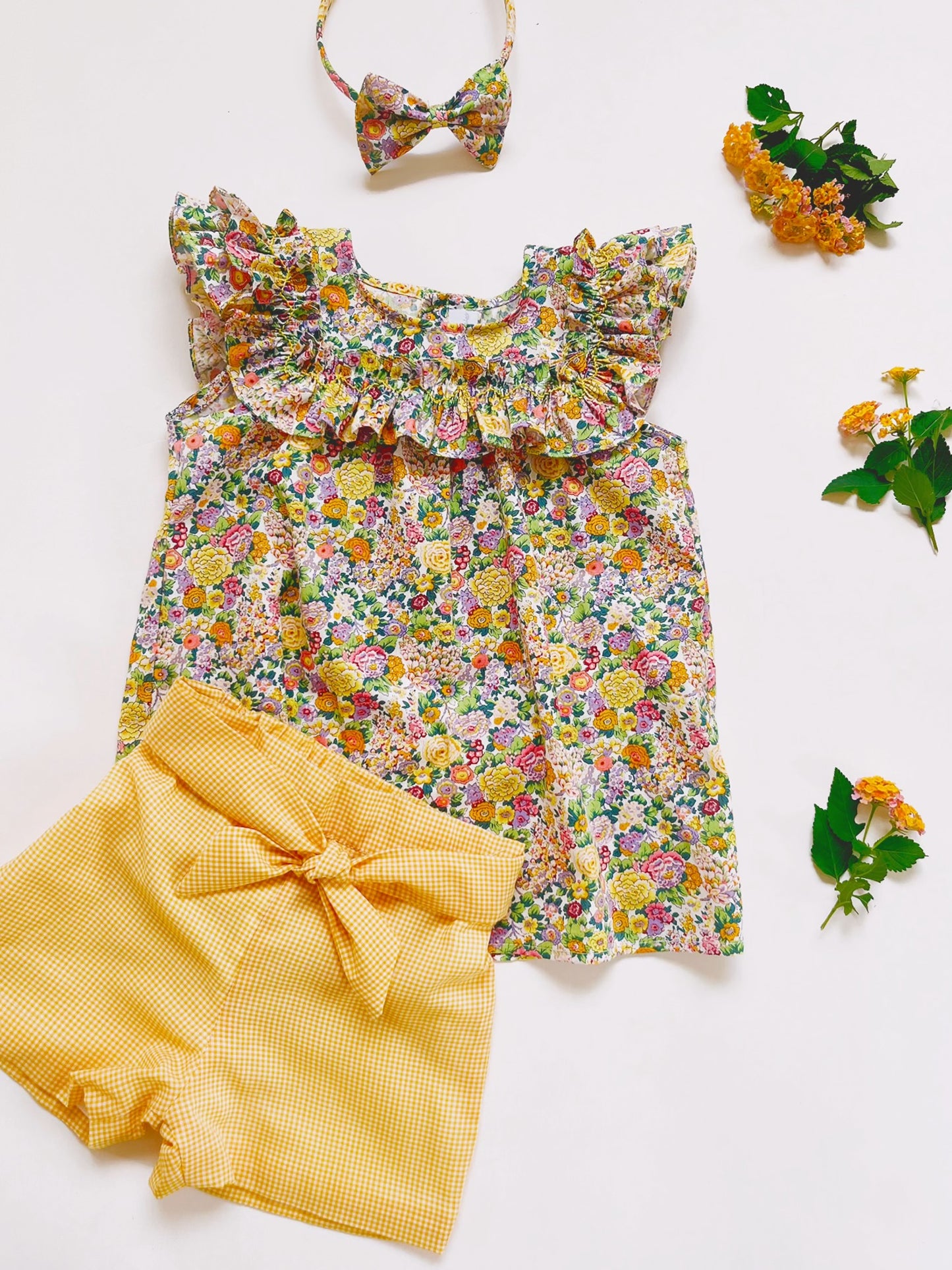 SHORT CUADROS MARGARITAS