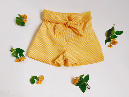 SHORT CUADROS MARGARITAS