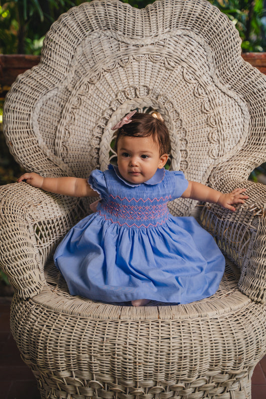 VESTIDO SMOCK HORTENSIA