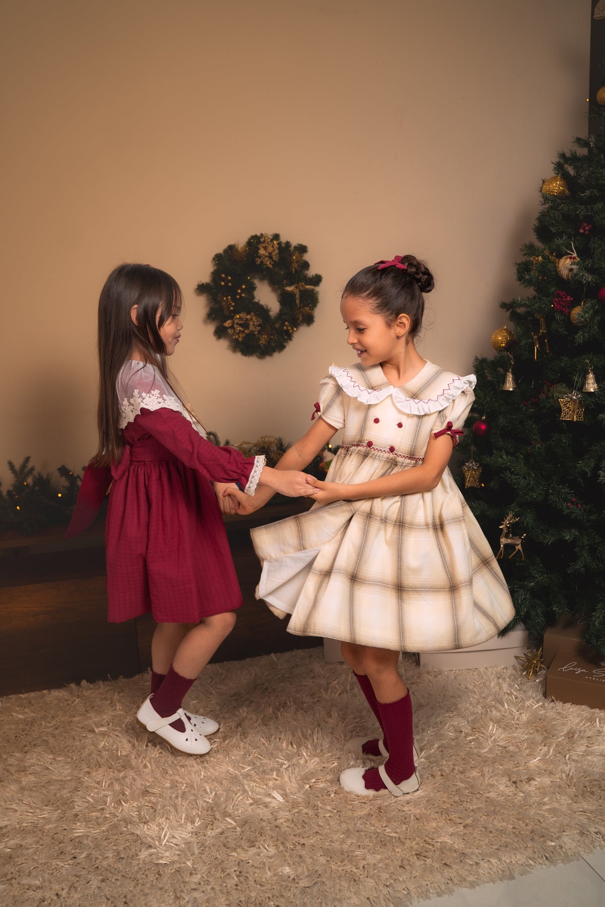 VESTIDO INGLÉS TARTÁN BELÉN