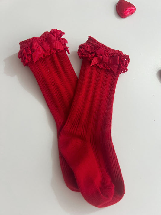 Medias españolas roja