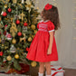 VESTIDO SMOCK ROJO NAVIDAD