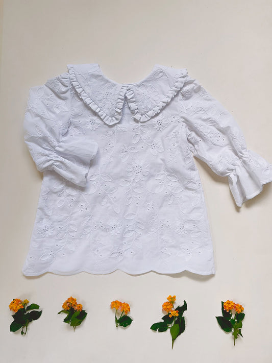 BLUSA CUELLO MARINERO OJALILLO