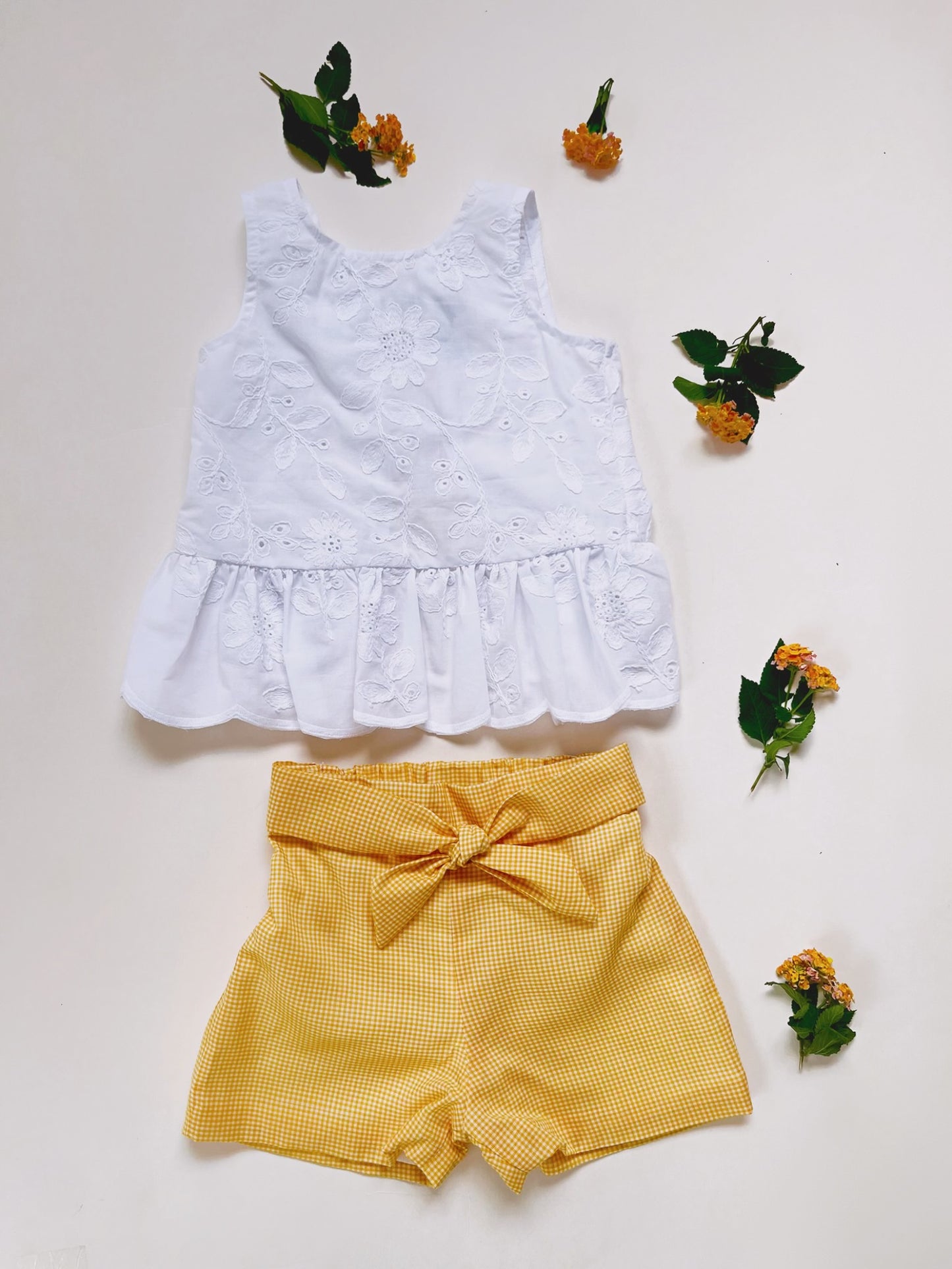 SHORT CUADROS MARGARITAS