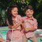 CAMISA CLÀSICA ROSA EMPOLVADO