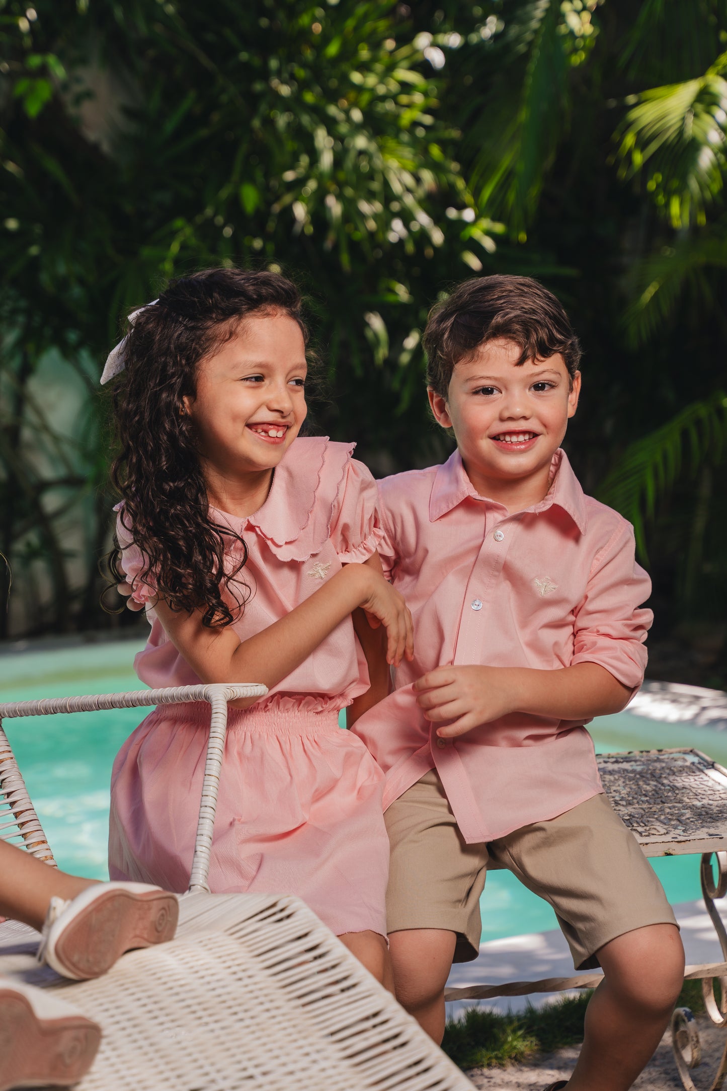 CAMISA CLÀSICA ROSA EMPOLVADO