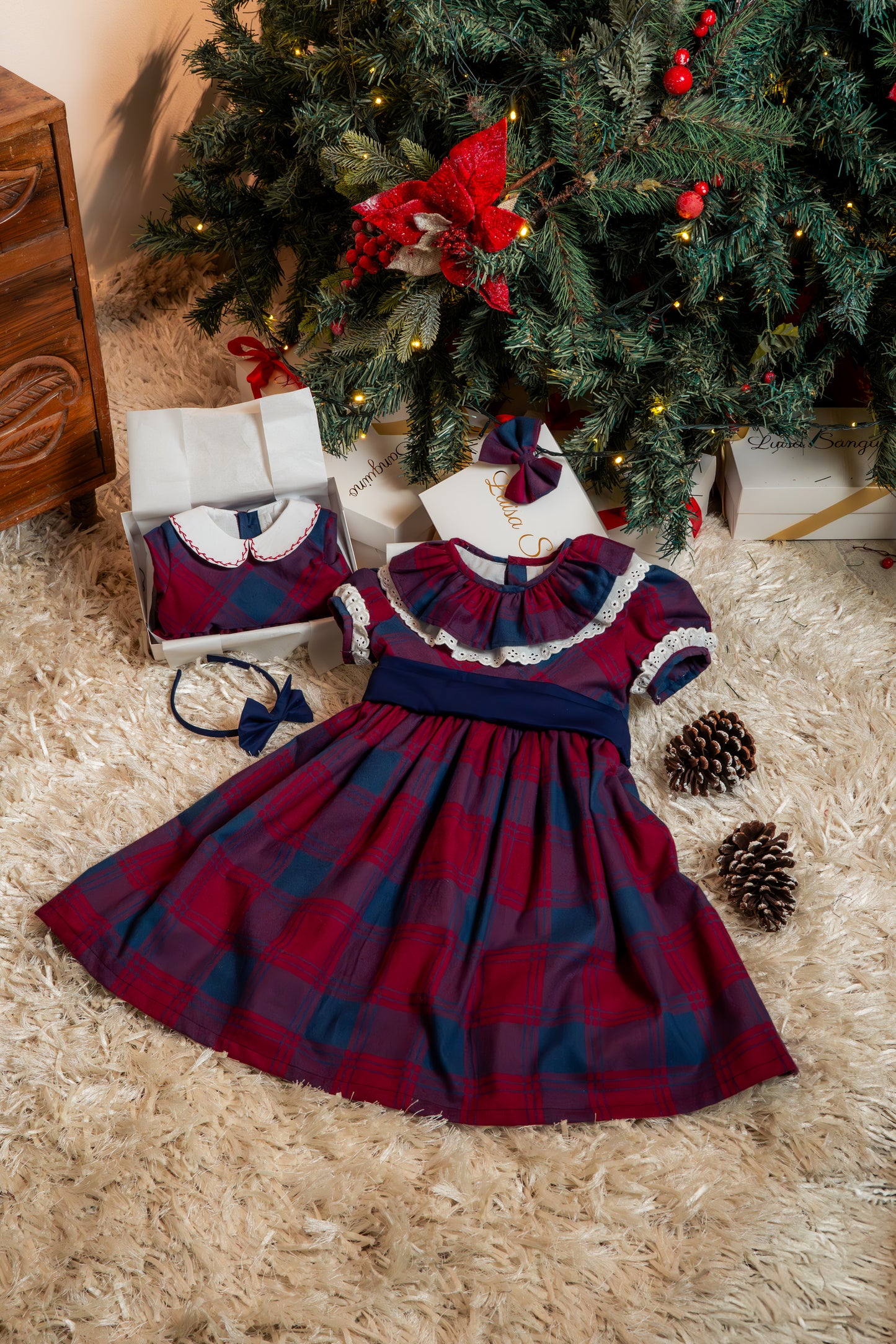 VESTIDO CUADROS WISHES