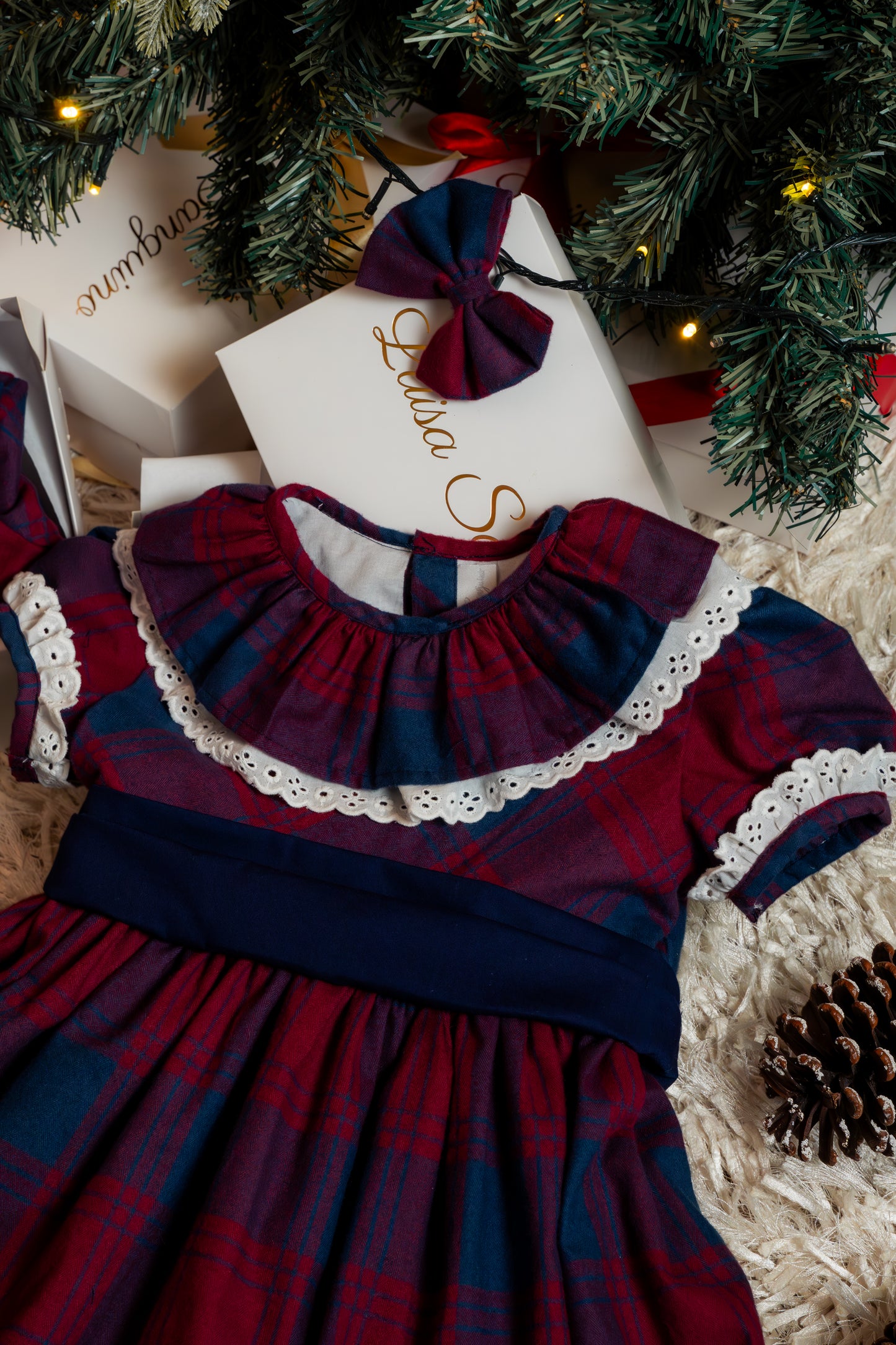 VESTIDO CUADROS WISHES