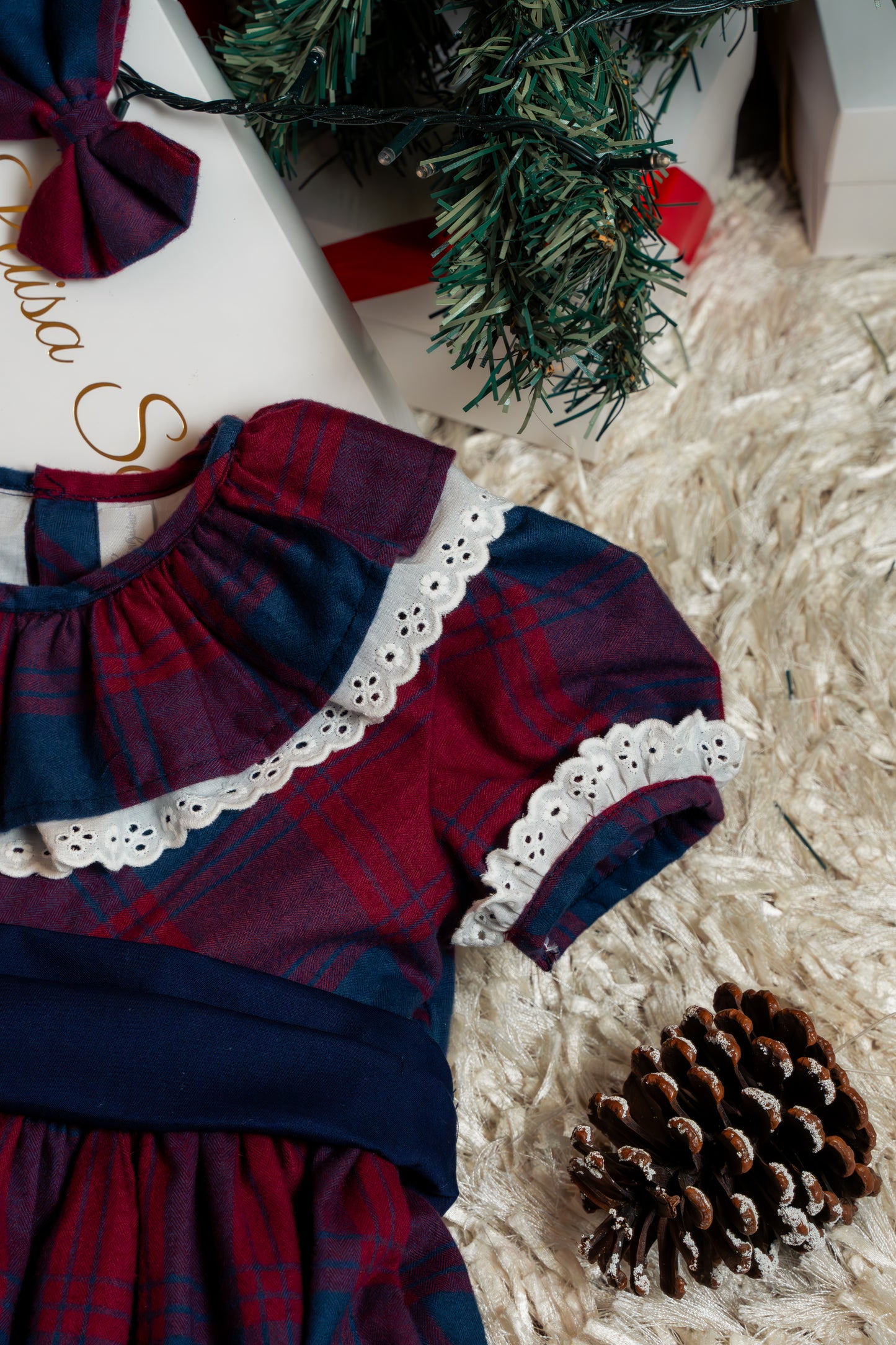 VESTIDO CUADROS WISHES