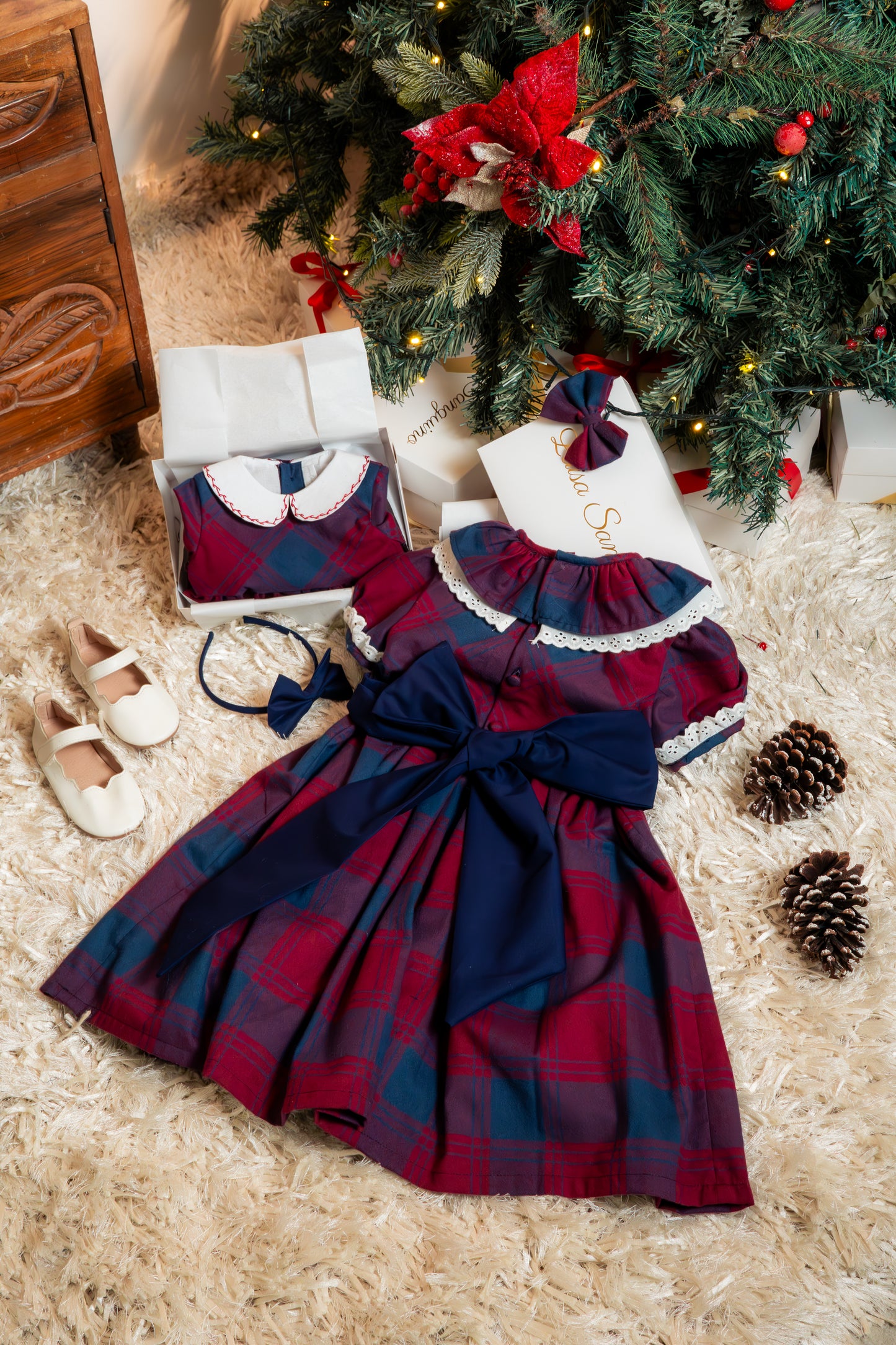 VESTIDO CUADROS WISHES