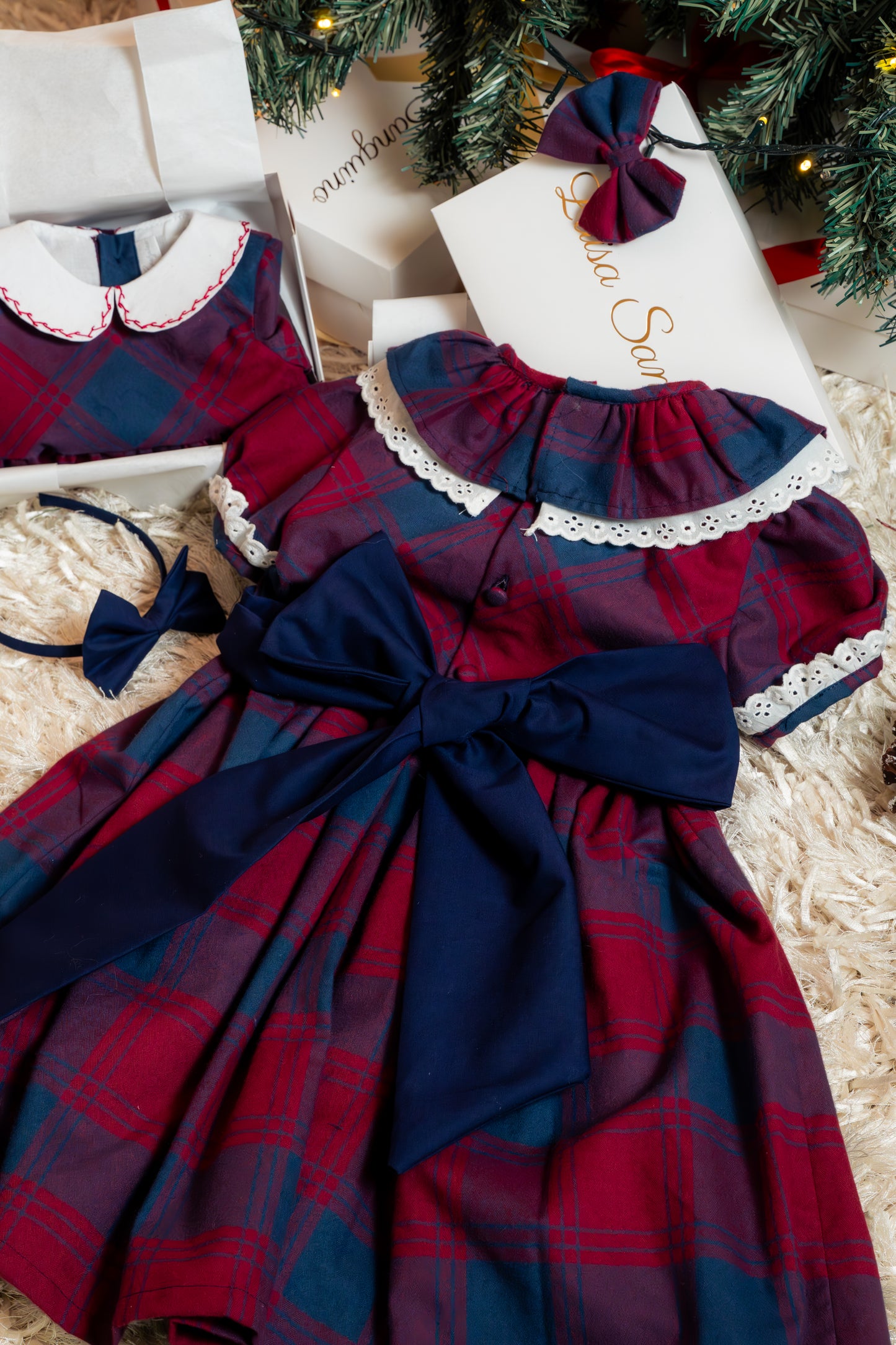 VESTIDO CUADROS WISHES