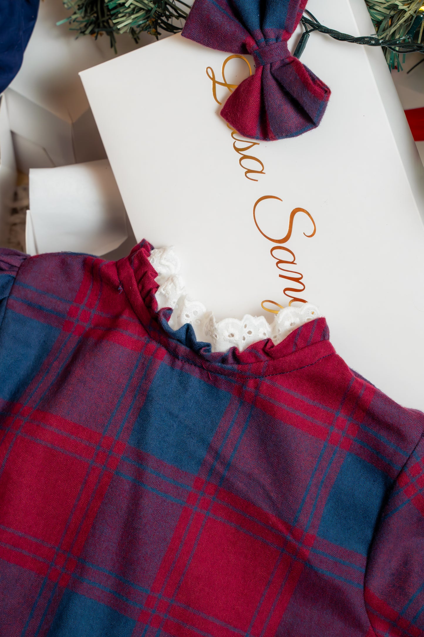 BLUSA CUADROS WISHES