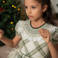 VESTIDO SMOCK TARTÁN PINO