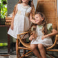 VESTIDO SMOCK DORADO