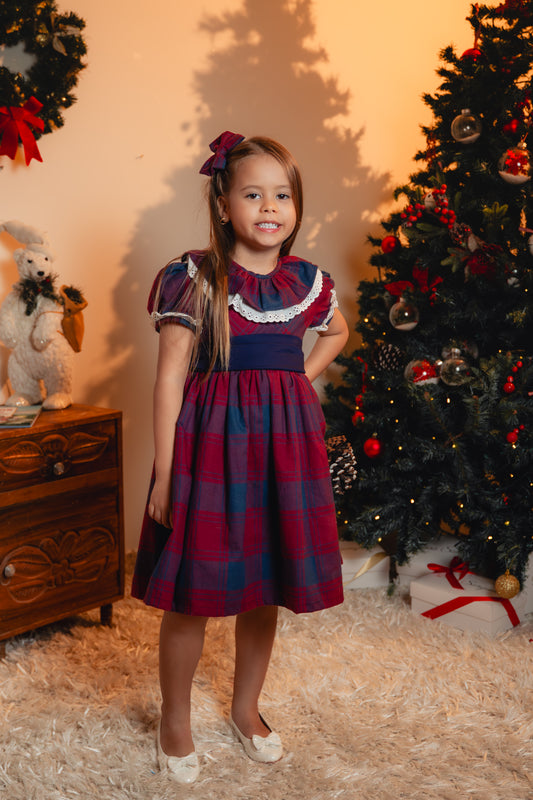 VESTIDO CUADROS WISHES