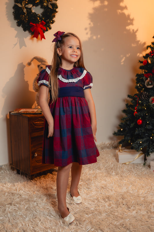 VESTIDO CUADROS WISHES