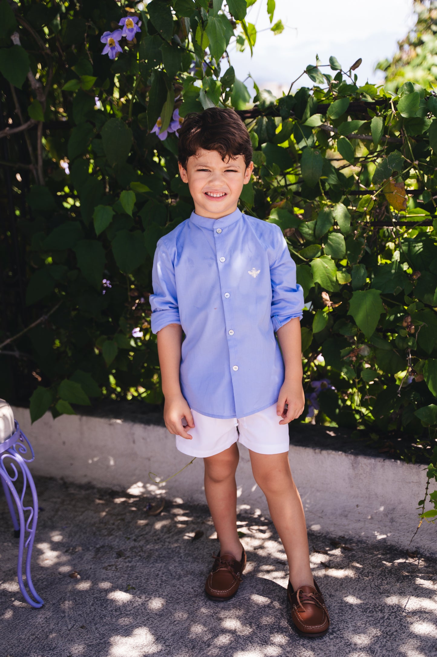 CAMISA MAO AZUL