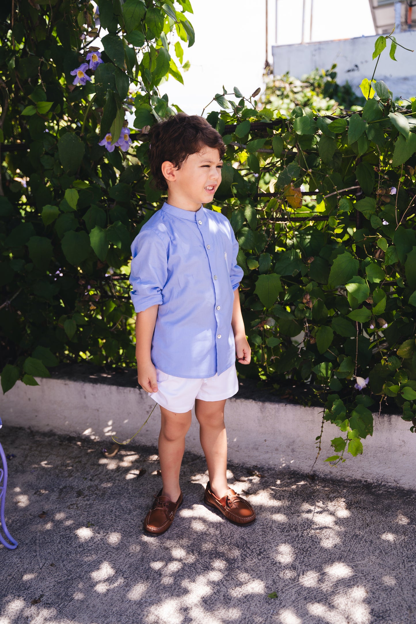 CAMISA MAO AZUL