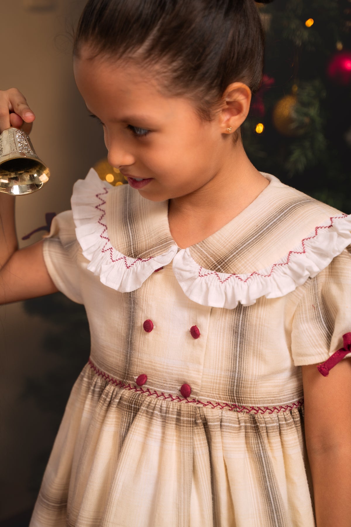 VESTIDO INGLÉS TARTÁN BELÉN