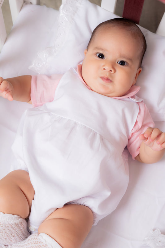 Pelele blanco unisex