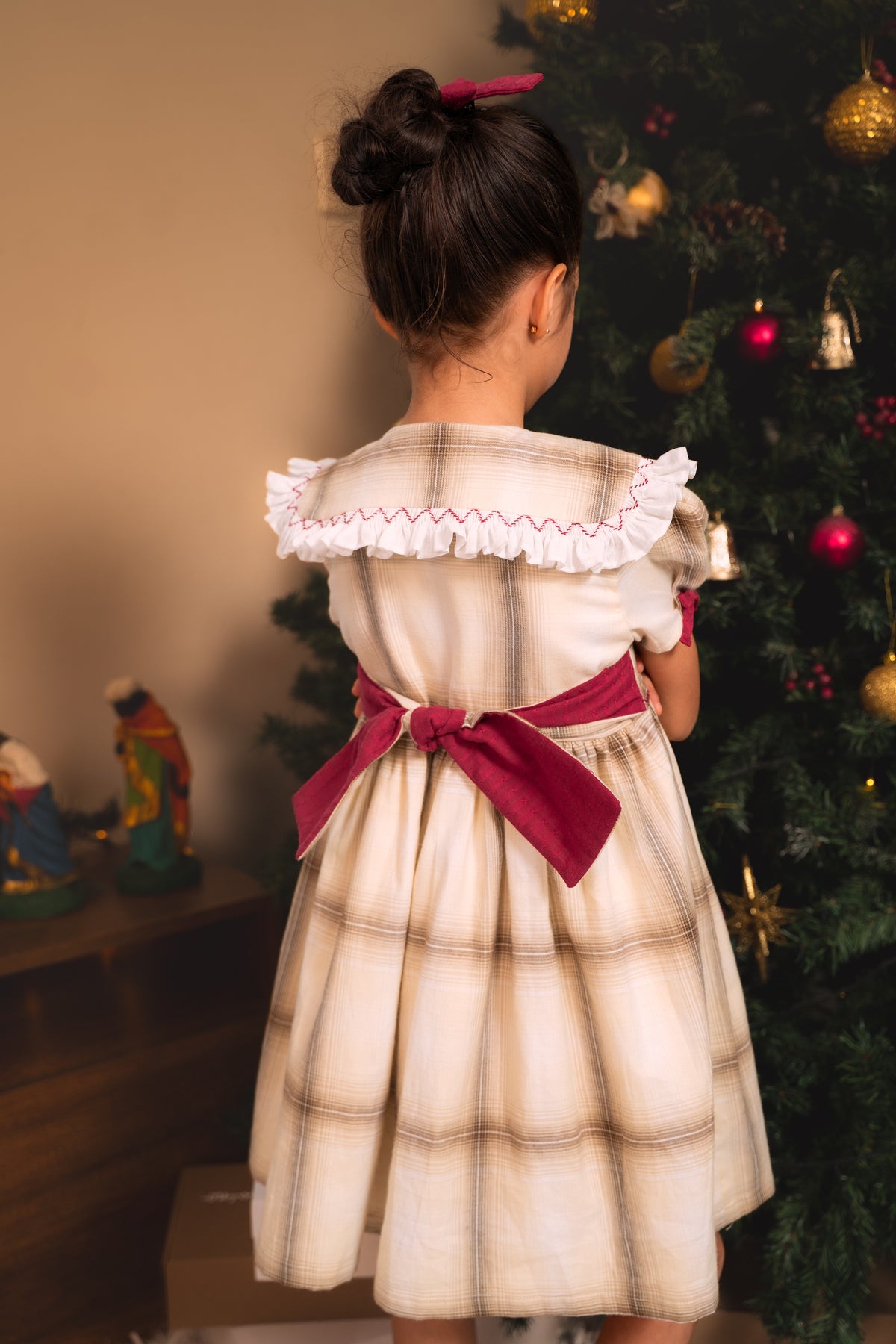 VESTIDO INGLÉS TARTÁN BELÉN