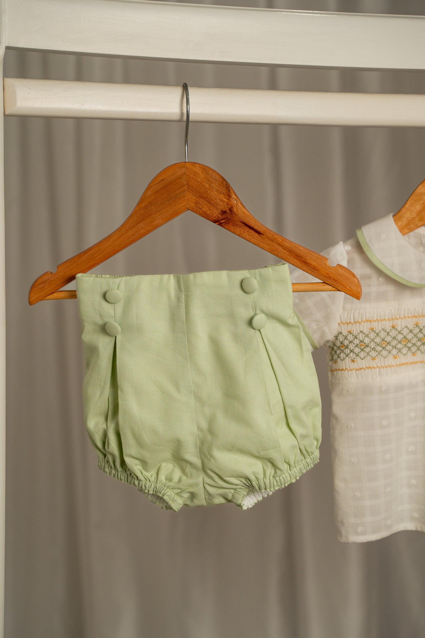 CONJUNTO SMOCK PISTACHO