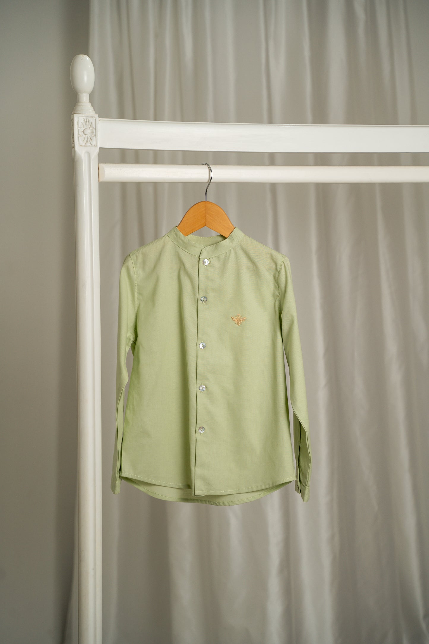 CAMISA MAO PISTACHO