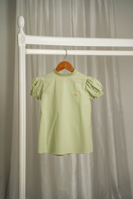 BLUSA PISTACHO SMOCK
