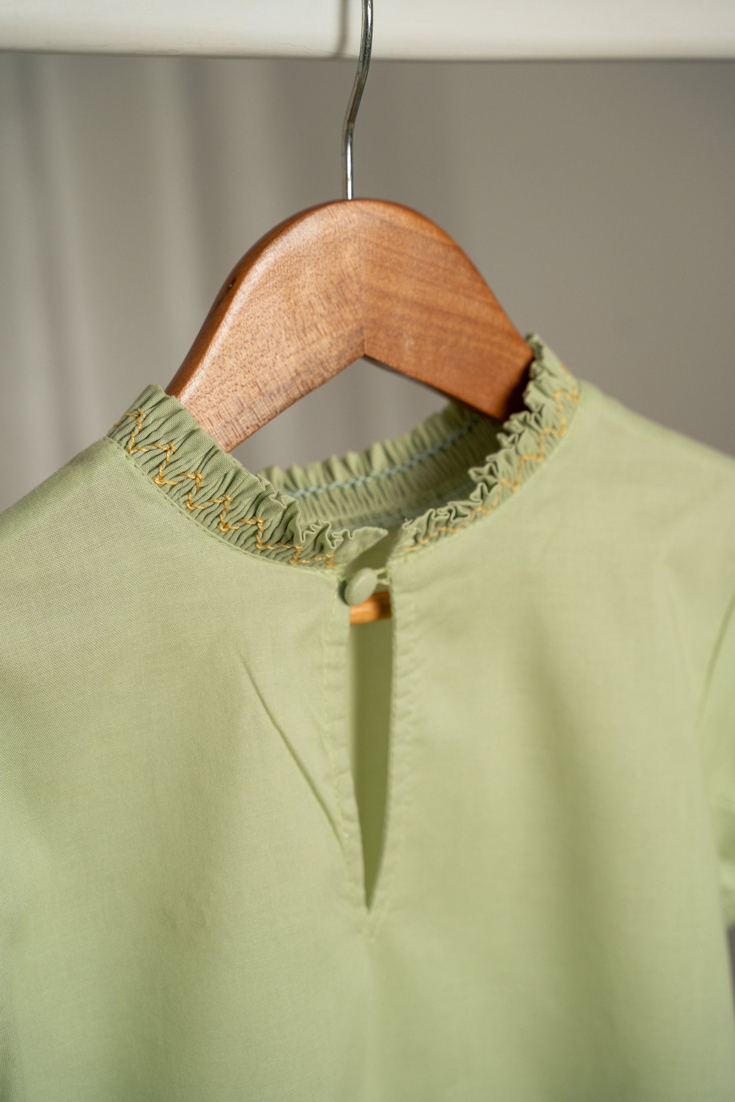 BLUSA PISTACHO SMOCK