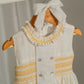 VESTIDO SMOCK DORADO