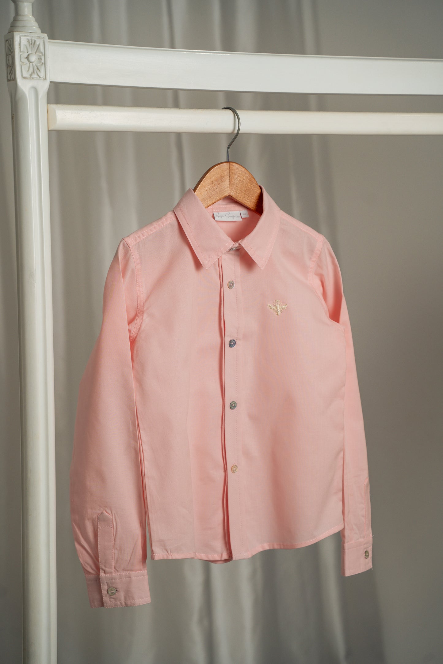CAMISA CLÀSICA ROSA EMPOLVADO
