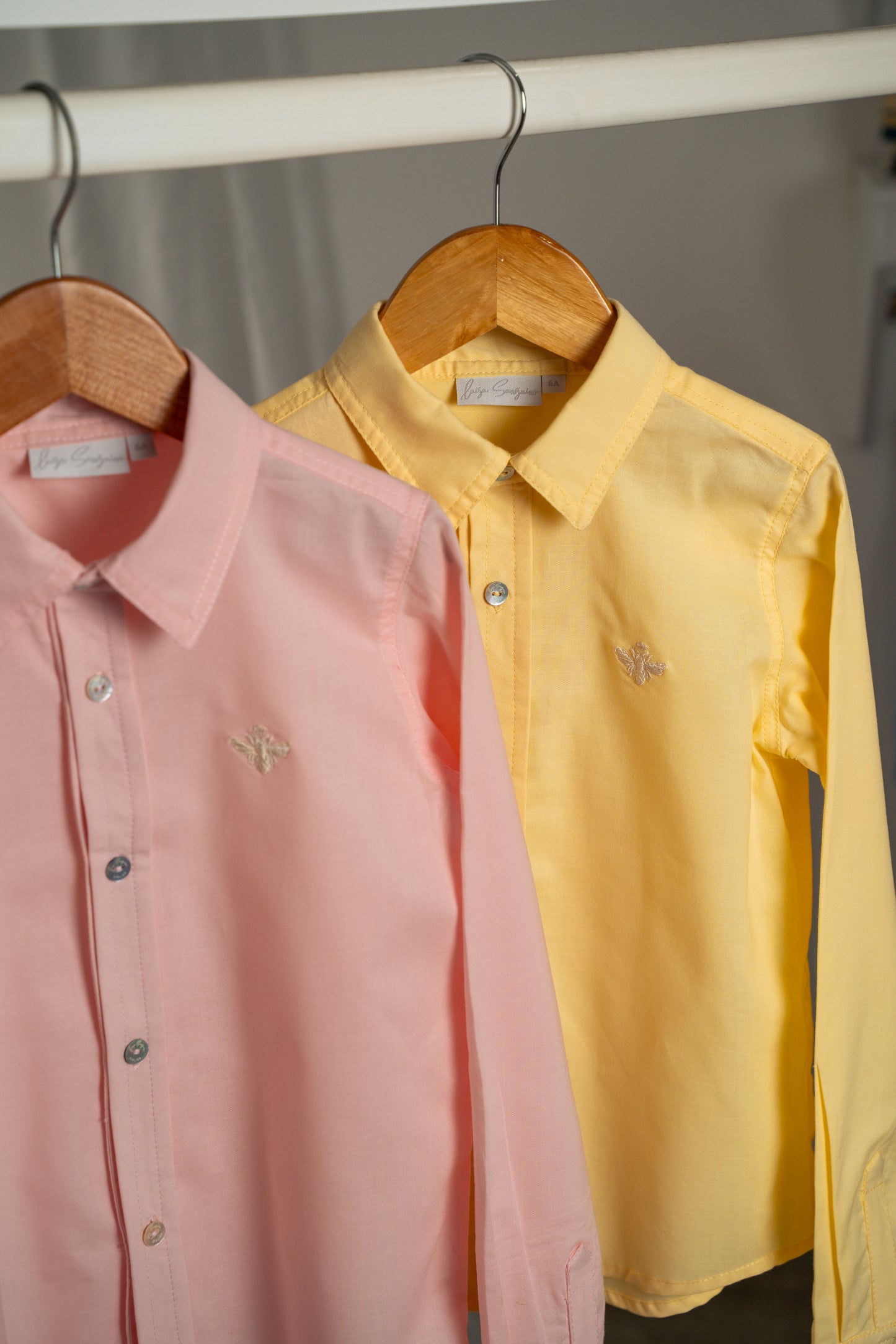 CAMISA CLÀSICA ROSA EMPOLVADO