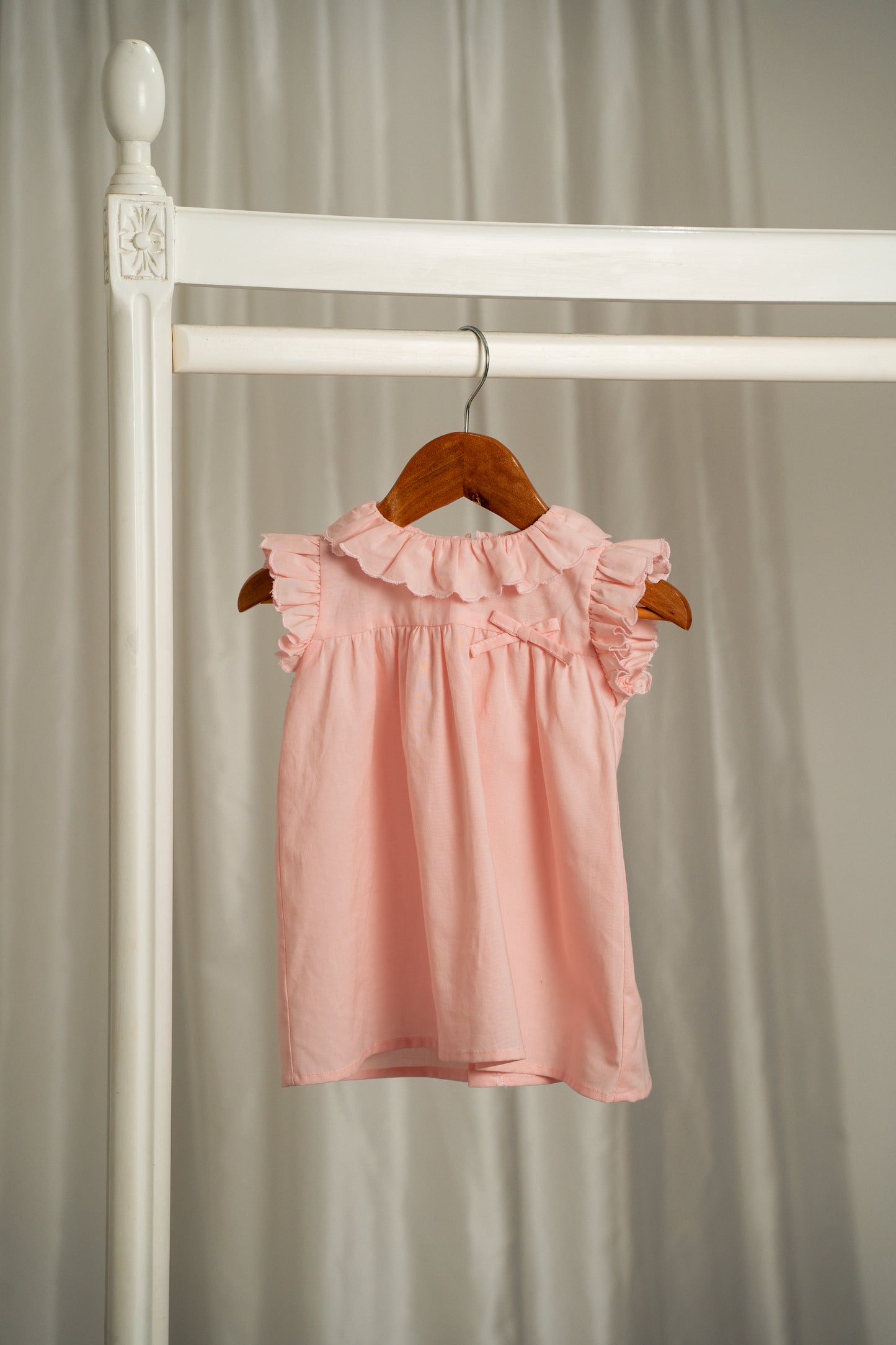 VESTIDO BATA ROSA EMPOLVADO