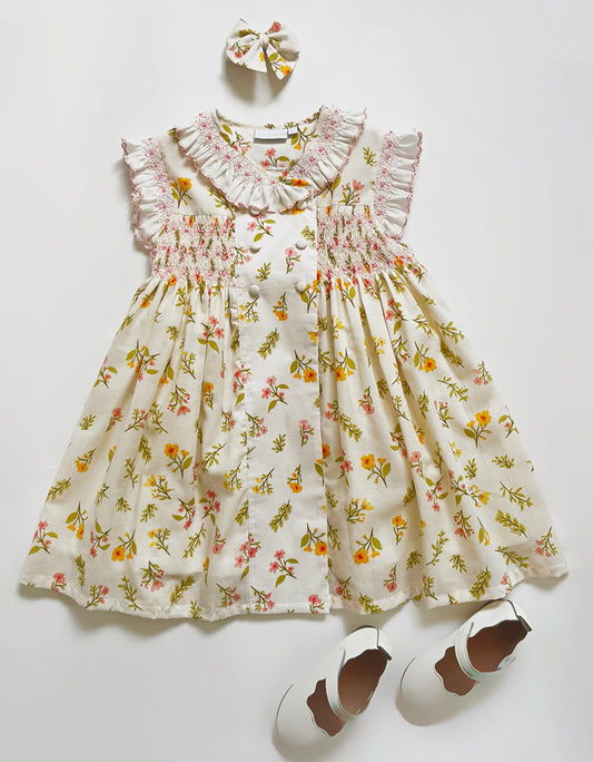 VESTIDO NIDO FLORES MARGARITAS