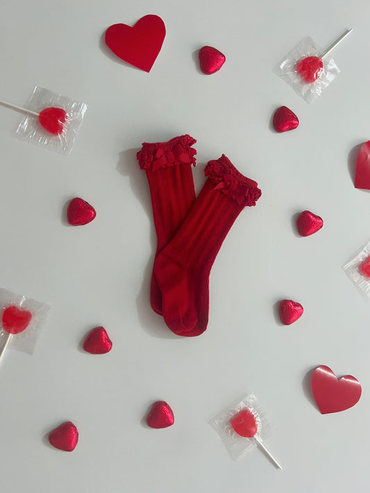 Medias españolas roja