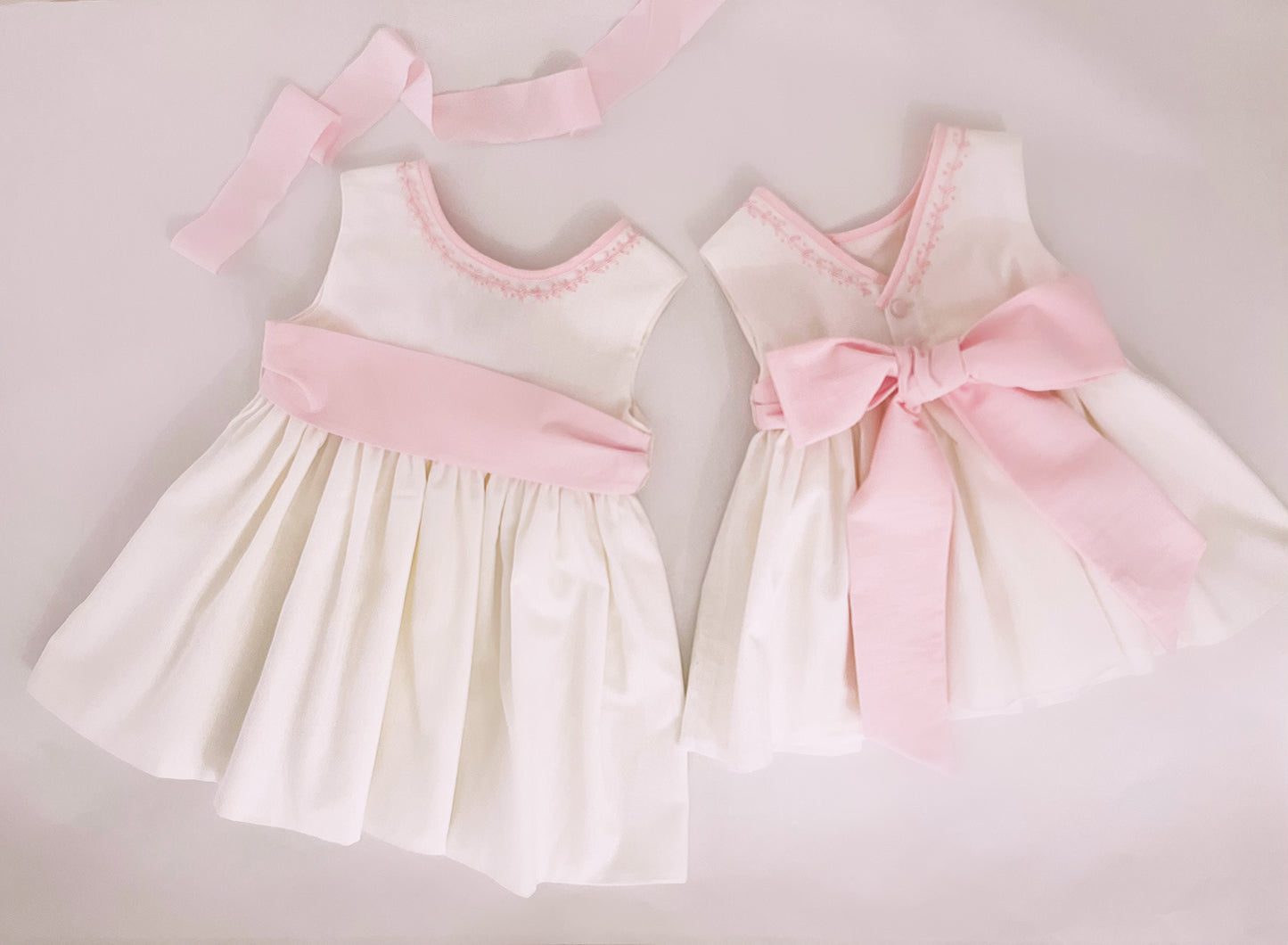 Vestido ceremonia escote en V