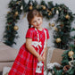 Vestido de cuadros rojos