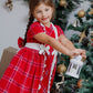 Vestido de cuadros rojos