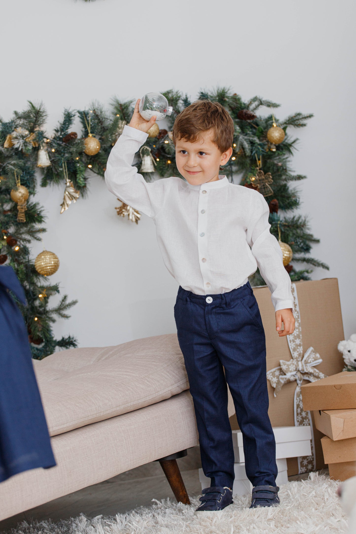 Pantalón largo azul turquí