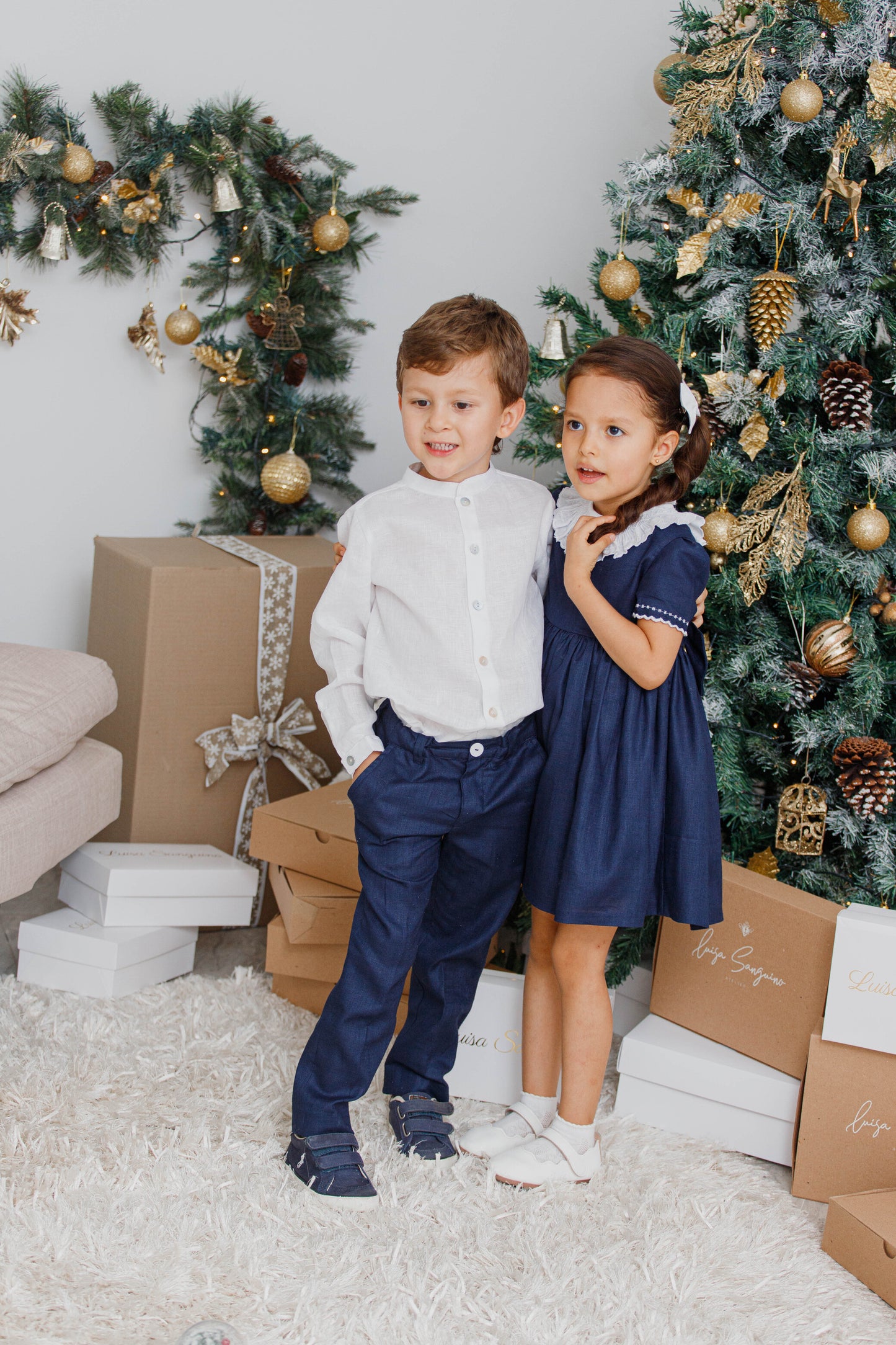 Pantalón largo azul turquí