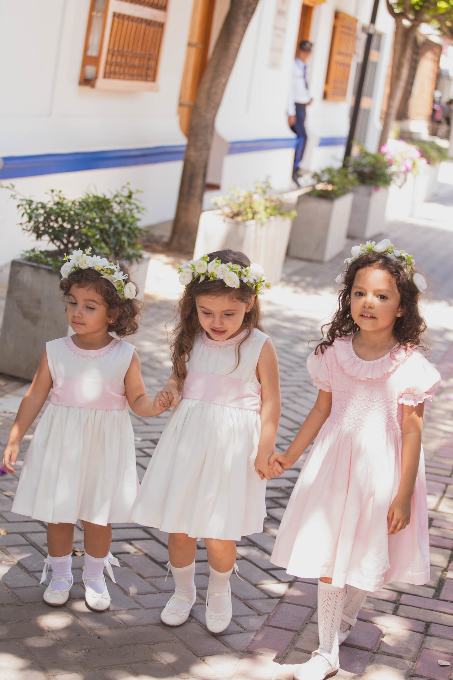 Vestido ceremonia rosa