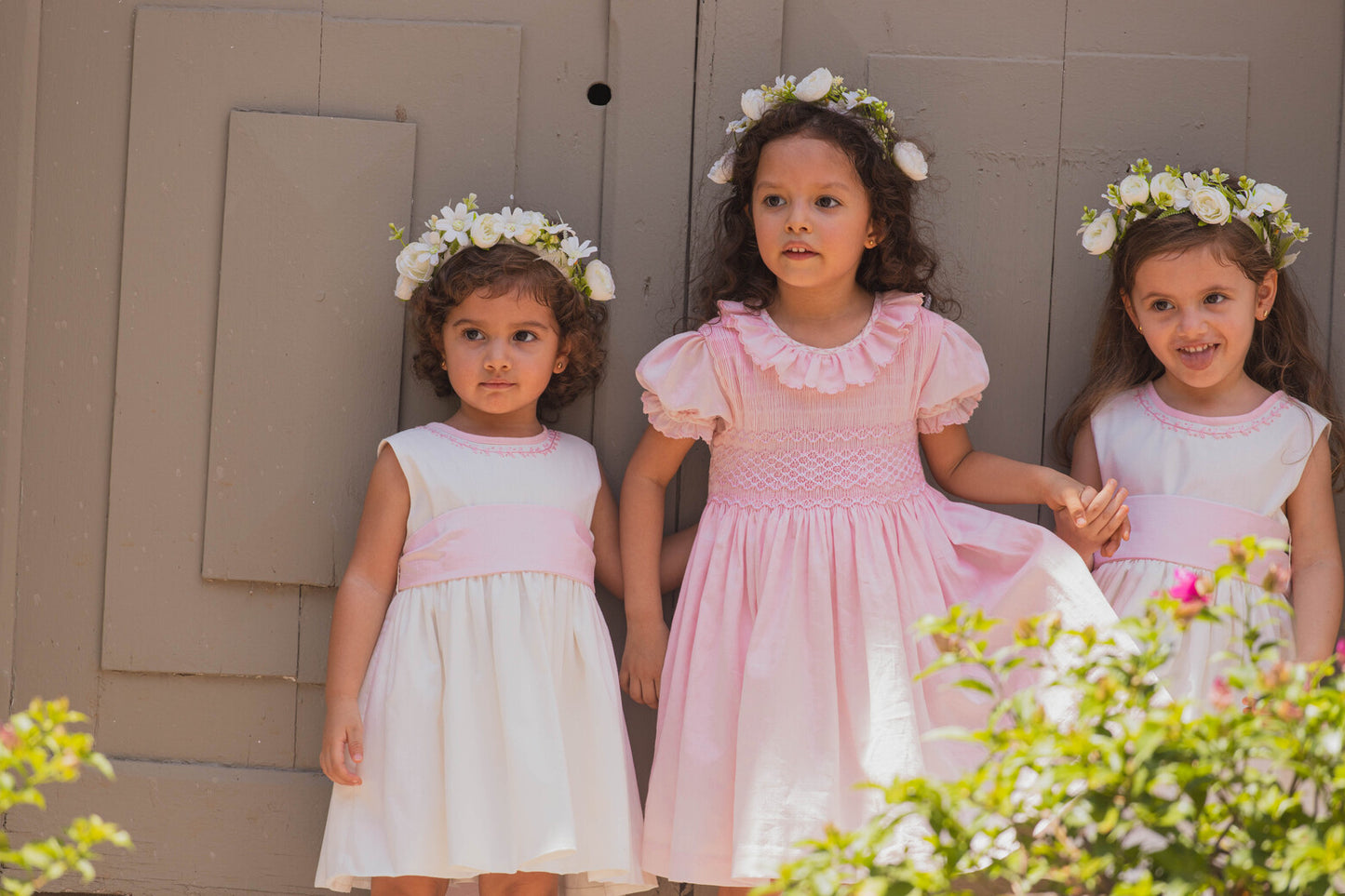 Vestido ceremonia rosa