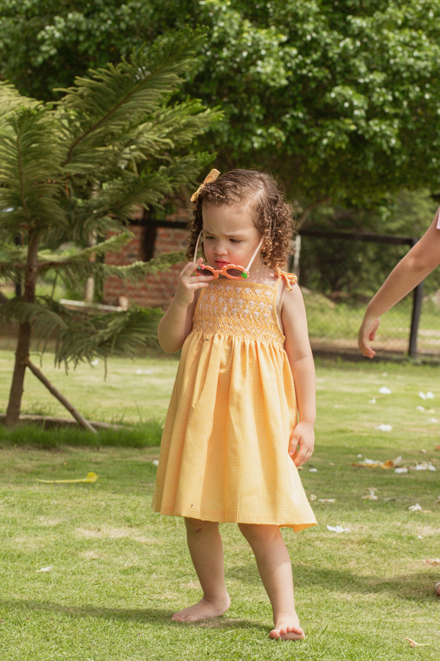 VESTIDO NIDO CUADROS MARGARITAS