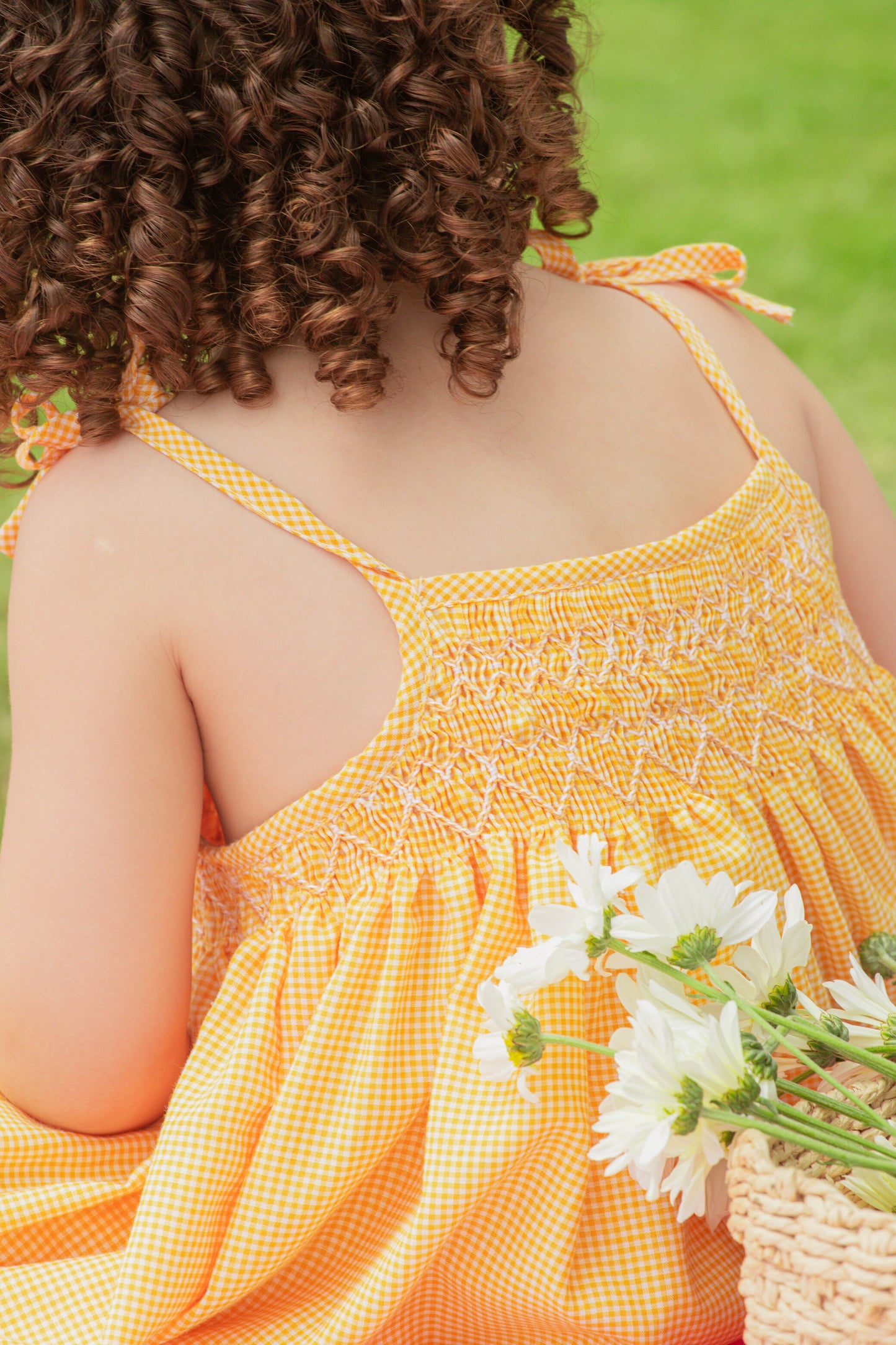 VESTIDO NIDO CUADROS MARGARITAS