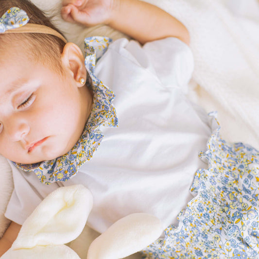 Blusa blanca bebe angelica