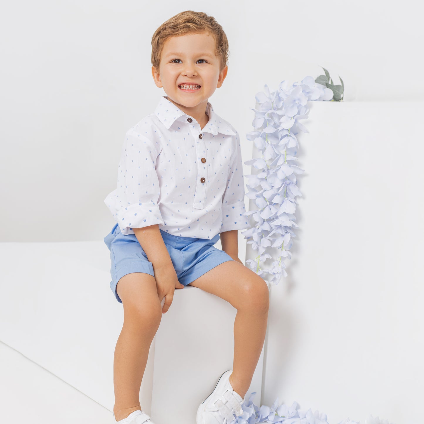 Camisa de anclas de niño