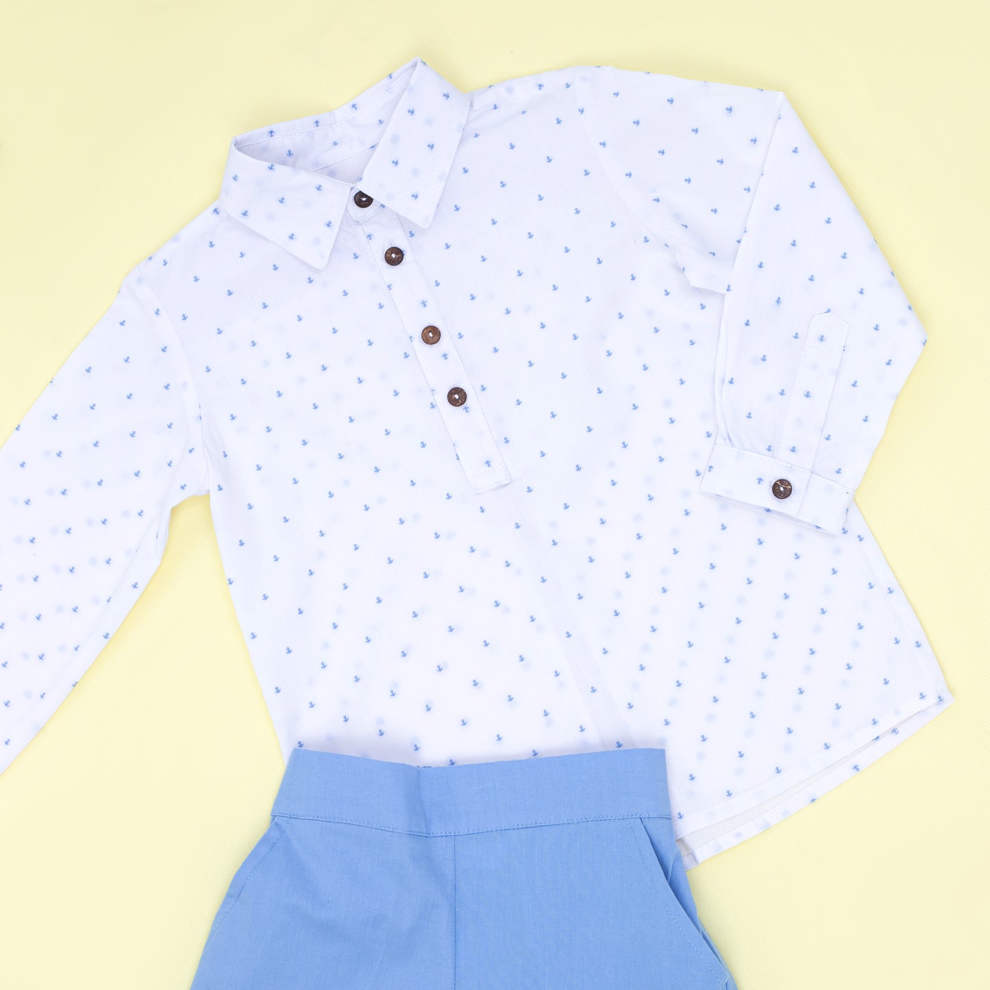 Camisa de anclas de niño