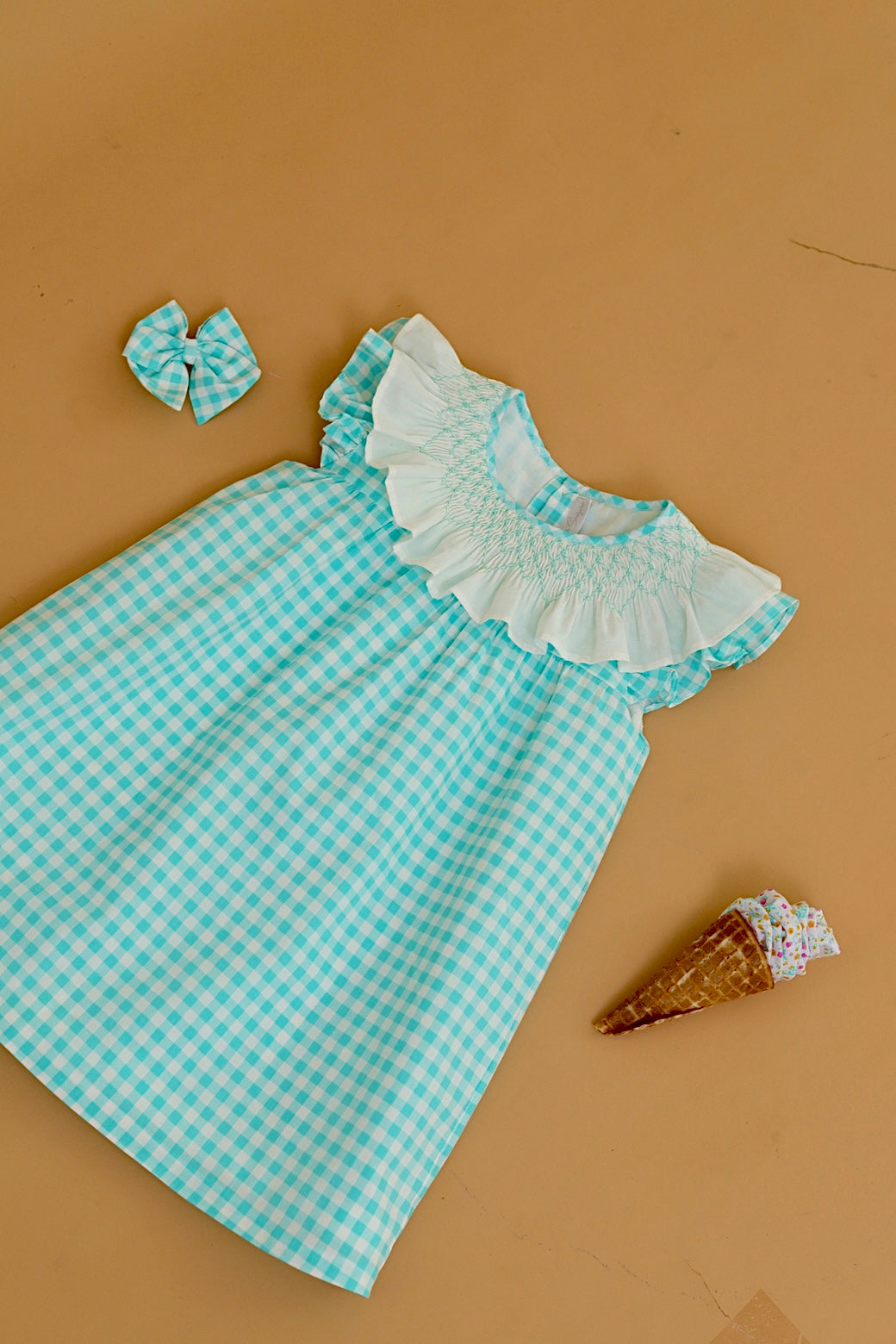 Vestido Bata Cuello Nido